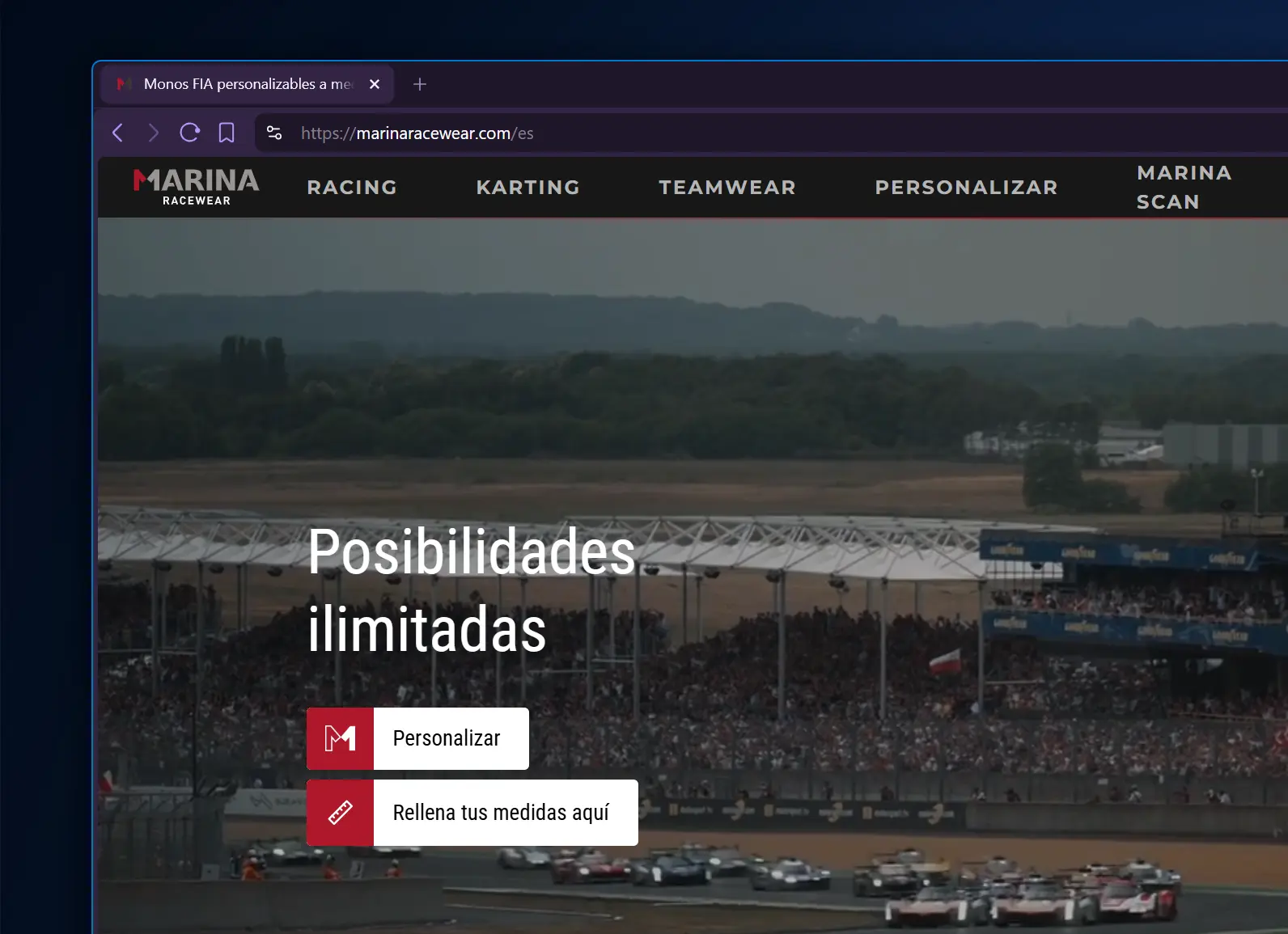 Marina Racewear - Tienda de ropa técnica para pilotos de automovilismo